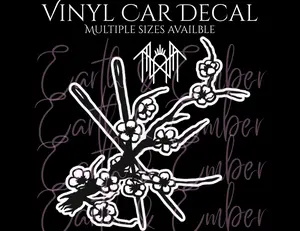 Sleep Token Thread the Needle One Vinyl Car Decal- SHIPPING FREE - TikTok Music Merch- Weather resistant vinyl car decal for Sleep Token Music Fans- One Album- Thread the Needle