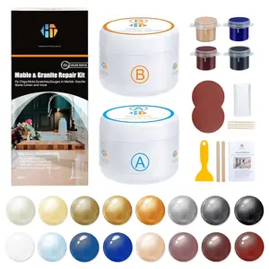 Marble and Granite Repair kit, Quartz Countertop Repair Kit for Chip  Cracks Holes Scratchs,  Marble Granite Quartz Laminate Formica Travertine Corian Stone Epoxy Filler
