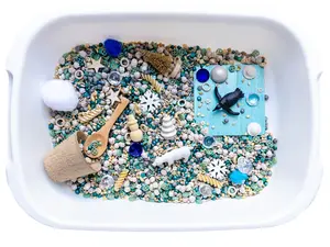 Arctic Sensory Bin, Sensory Bin Filler, Sensory Play, Screen Free