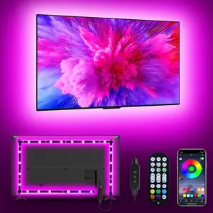 TV Led Lights, Led Lights for Backlight for 32-60 inch, 9.8ft TV Light Strip,RGB Color Changing Light with Remote  Sync  APP Control USB