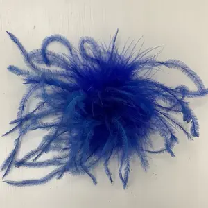Ostrich Feathers Hair Bow Attachments