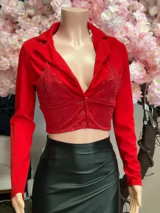 Lia Sequin Crop Top Lia Sequin Crop Top