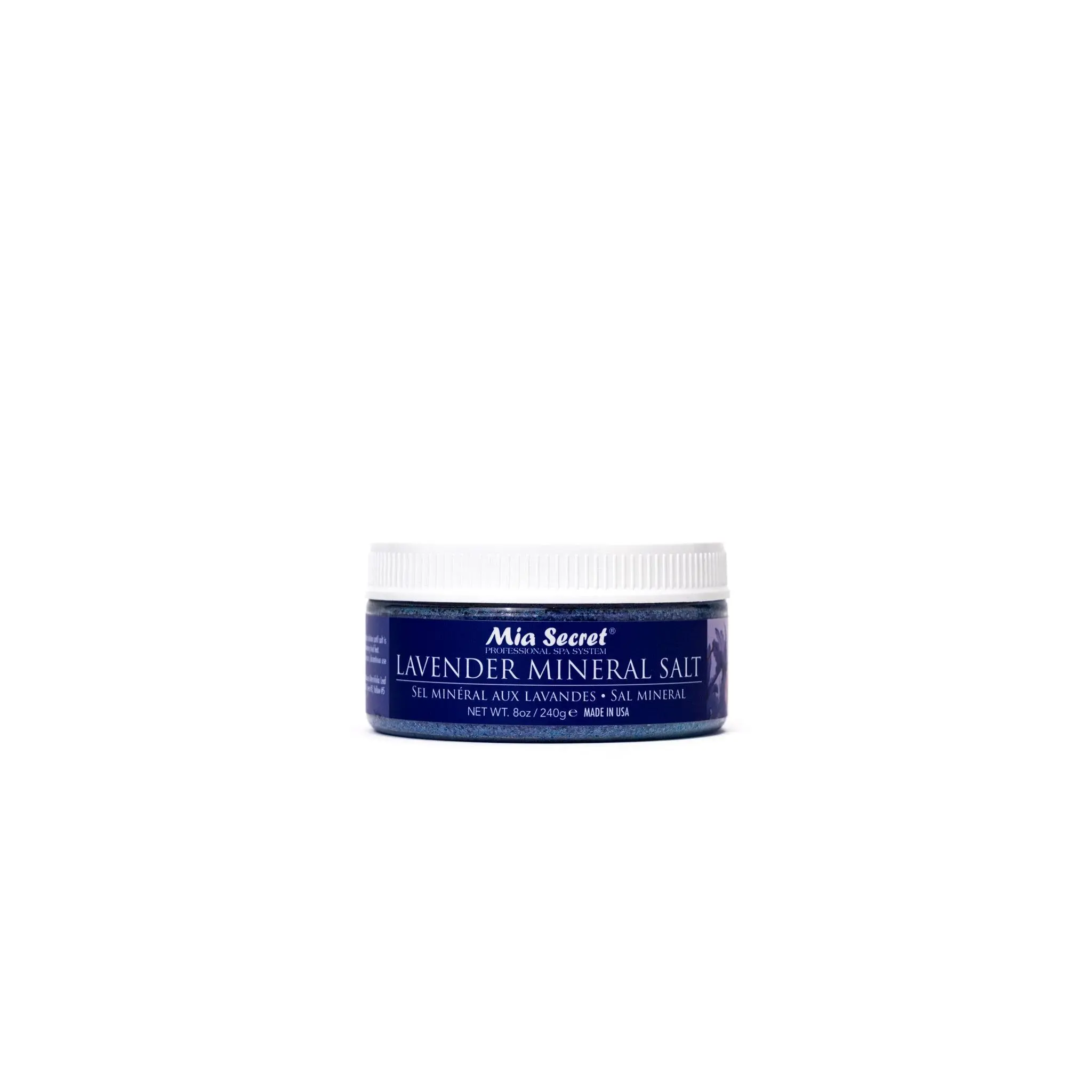 Mia Secret Lavender Mineral Salt Bath Soak, Soothing Nourishing Calming with Lavender Extracts, Polished Finish for Bath & Shower Care