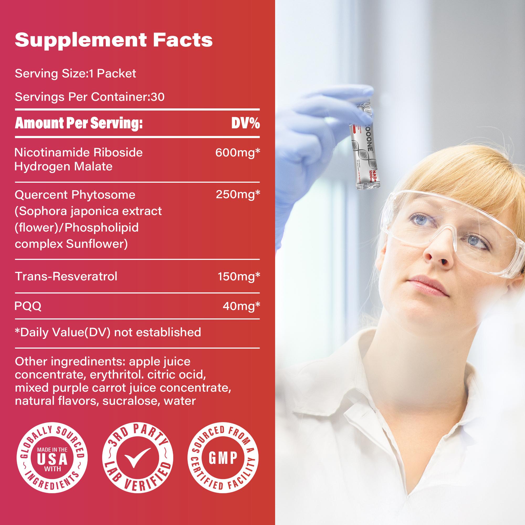 Zooone-NAD berry fruit flavor  Supplement - Liposomal Nicotinamide Riboside