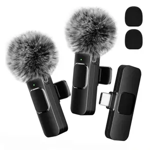 Noise-Canceling Lavalier Mic | Clip-On USB-C & iOS, Plug & Play for Live Streaming, YouTube, Online Teaching