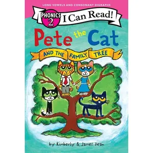 Pete the Cat and the Family Tree (I Can Read Phonics) -- James Dean - Hardcover