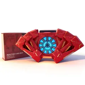 Arc Reactor Light,Arc Reactor Card Box, Arc Reactor poker, Iron poker, Playing cards.,GIFT- 52 Cards, handcrafted.
