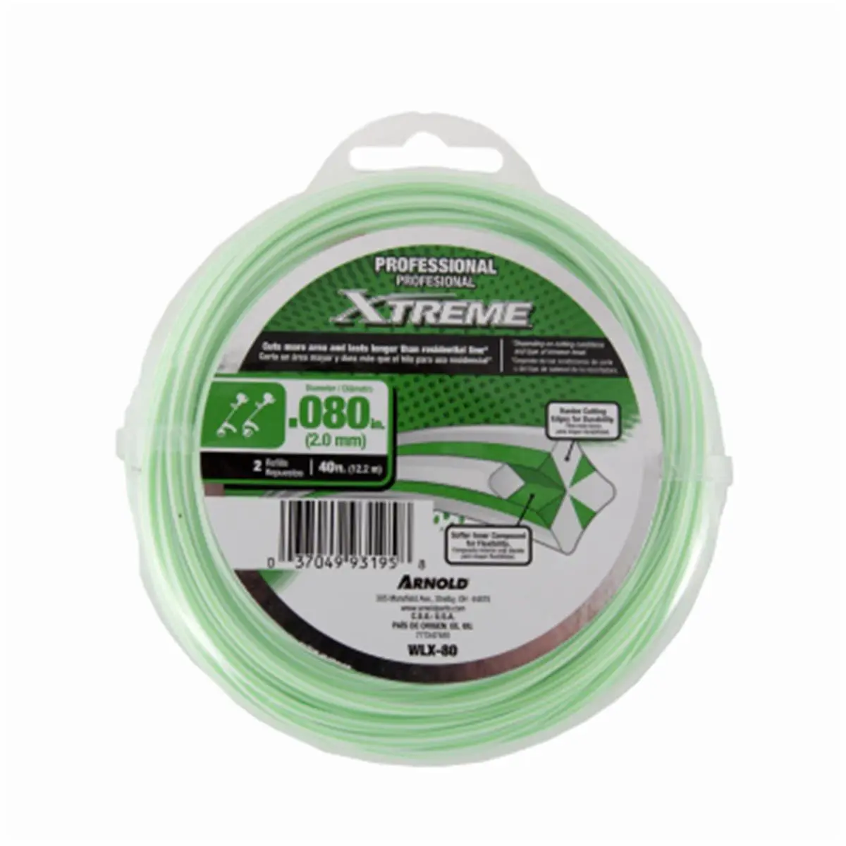 Arnold  40 ft. x 0.08 in. Twisted Trimmer Line