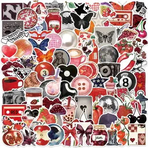 100 Cartoon Y2K Downtown Girls Stickers, Perfect for Scrapbooks, Journals, Laptops, Water Bottles, Cars, Positive Message Gifts, Car Decals, Stylish Car Merch