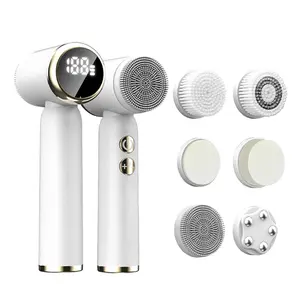 Portable Waterproof Sonic Face Cleansing Brush, Rotating Roller Massager, Deep Cleaning Tool for Skin Care Routine