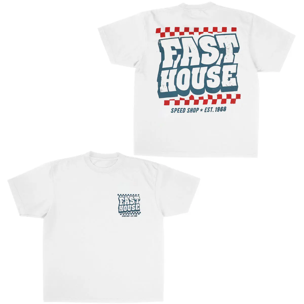 Fasthouse Logo T-Shirt, Speed Shop Vintage Racing Tee