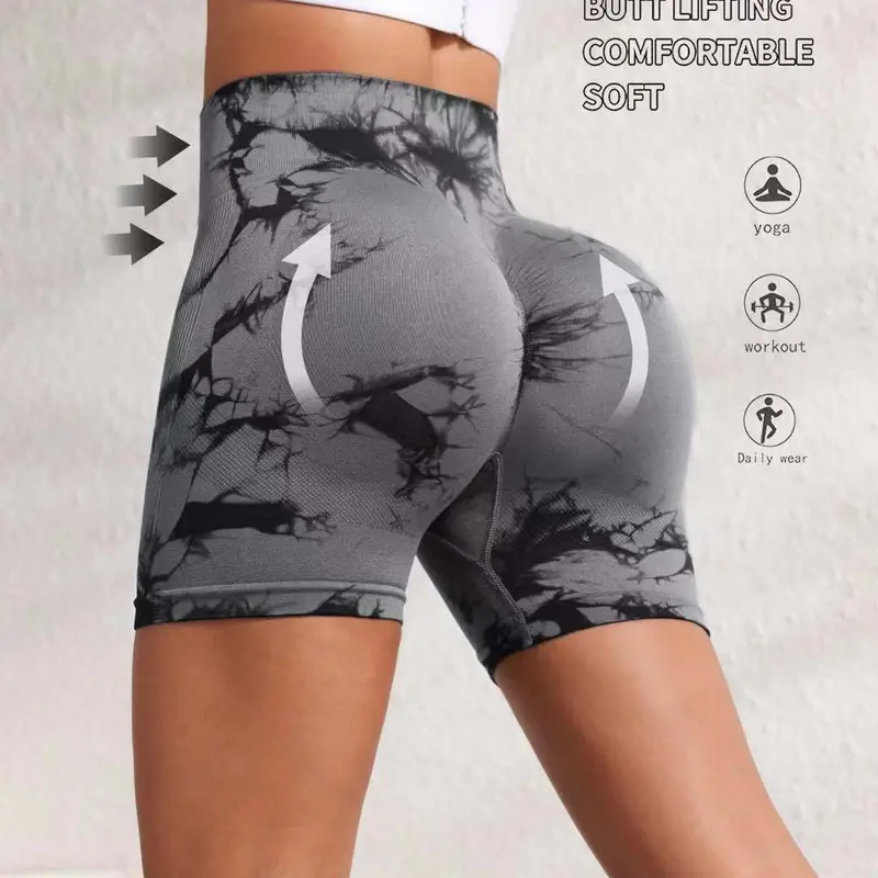 Women's High-Waisted Tight Fit Spandex Sporty Sports Shorts - Full-Figured Woman Style, 4-Way Soft Stretchy Stretchable Fabric, Tummy Control Compression, High Performance for Yoga, Running