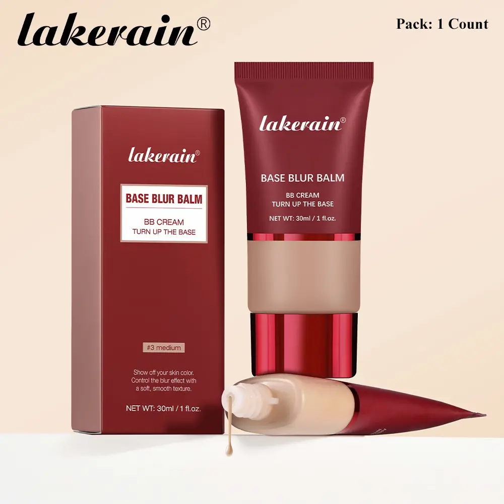 Lakerain 1 Count Soft Matte Foundation, Second Skin Matte, Oil Control & Moisturizing, Long Lasting Makeup, Five Shades Available, Lightweight & Smooth, Pore Minimizing, Create Natural Three-Dimensional Makeup Effect, Flawless Skin Finish