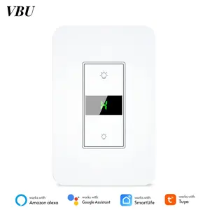 KS-7011F 3 Way Smart Dimmer Switch 2.4G Wi-Fi Smart Home Switch with Voice Control & Scheduling,AC110-125V~60Hz ,Works with Alexa/Google Asstiant, Neutral Wire Req.