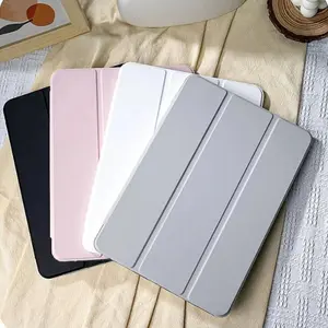 Clear Case for Samsung Galaxy Tab S6 Lite 10.4 Inch  A7 LITE A8 A9 A9+ S7 S8 S9 S7+ S8+ S9+ FE S9FE+ 12.4 with Pencil Holder Trifold Stand Protective CoverAuto Sleep Wake