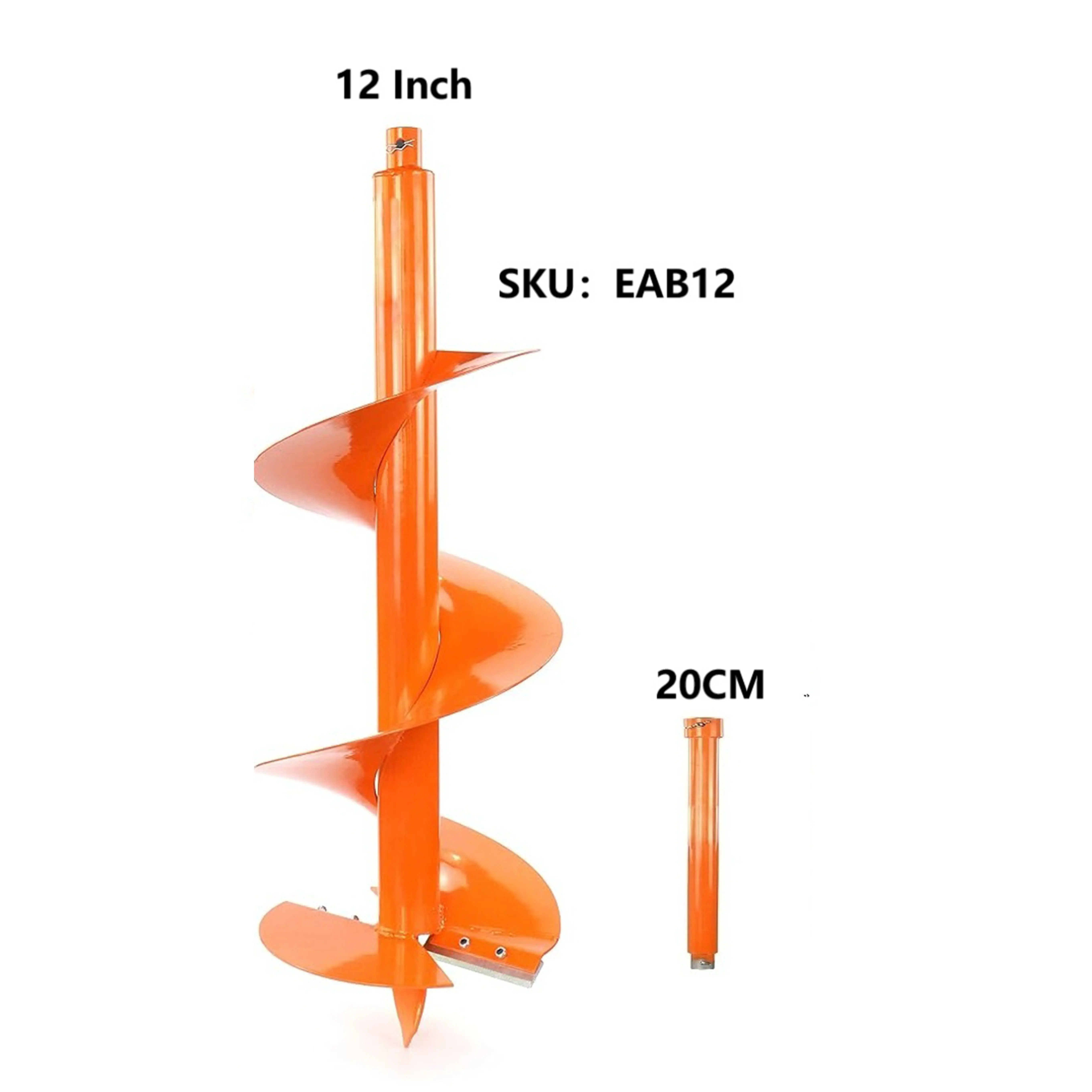 12-inch drill bit with 1 extension rods