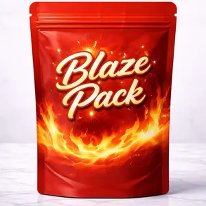 Blaze Pack Sealed Sports Card Bag - 1 Guaranteed Serial # or Autographed Card