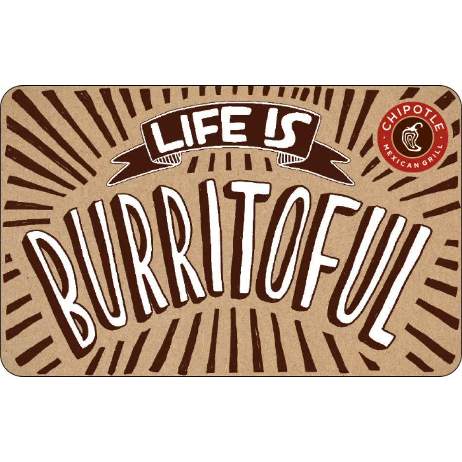Chipotle eGift Card | Burritos, Bowls, Tacos & Guac