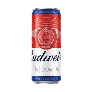 BAIWEI 0.0% Alcohol Beer - 330ml Can | Non-Alcoholic Craft Beer, Sugar-Free, Fat-Free, Refreshing Malt Flavor, Dense Foam - Wang Jiaer's Choice