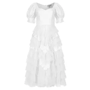 Thumbelina Dress White