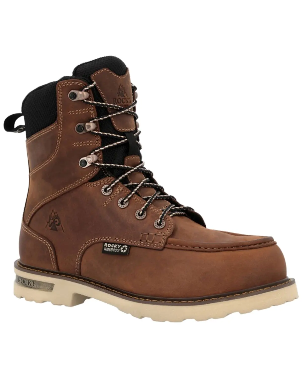 Rocky Men's Men'S Grindstone Xtr Waterproof Moc Work Boot Composite Toe - Rkk0519