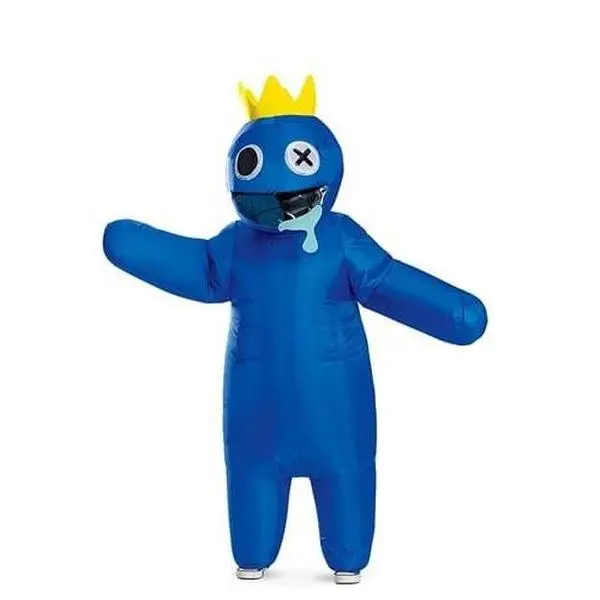 Kid's Rainbow Friends Inflatable Blue Costume