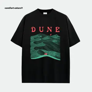 Comfort Colors Dune Arrakis Landscape with Paul and Chani Washed Tshirt Unisex Short Sleeve T-Shirt Multiple Colorways shirts men Oversized Cotton 100% Cotton Material Classic Fit Casual Crewneck