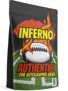 PYT for 1 Signed Jersey Bags +2 Football Cards Sports Memorabilia BREAK