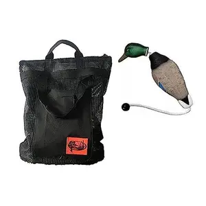 HuntEmUp Hunting Dog Essentials Training Kit - Premium Dog Duck Bumper Retriever Fowl Dead Mallard + Mesh Bumper Bag