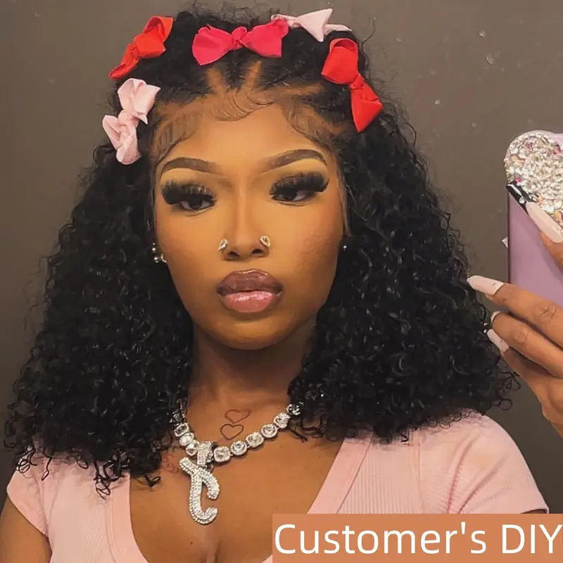 [Clearance Sale] Wiggins Hair Stylist Wig Pre Braided Curly 13x4 Lace Front Wig Braided Lace Frontal Wigs Human Hair Different Colors #weeklydeals #DealsForYouDays