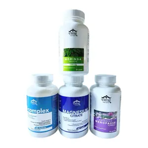 Women’s Wellness Support Supplement Bundle – Moringa, Magnesium Citrate, B-Complex & Menopause Formula