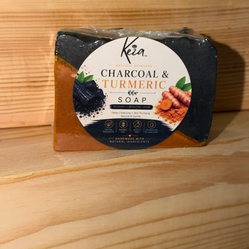 Charcoal & Turmeric Soap | Detox + Brighten Bar