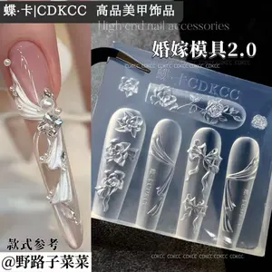 3D Silicone Mold Bowknot Nail Art Decoration DIY Tool Flower Nails Nail Art Design