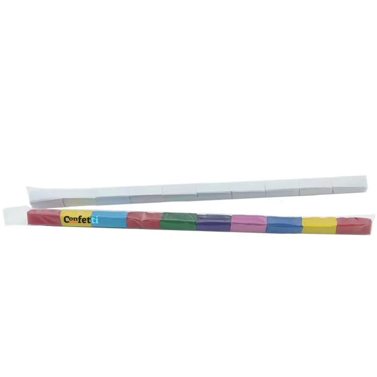 10-in Rectangle Flameproof Biodegradable Paper Brick Confetti Sleeve, Bulk Pre-Filled for Quick Reloading, Rainbow, Maximizes Hang Time, for Weddings, Concerts, Events Party Supplies, Bulk-Packed, Slow Fall