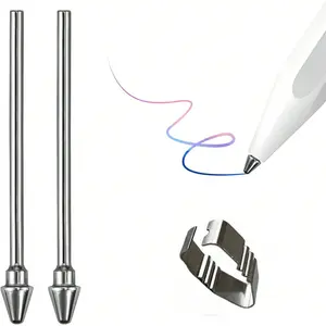 Replacement Plastic/metal Tips for Galaxy Tab S10/s9/s8/s7/s6 S Pen, Nibs/clips with Storage Box, Compatible with S25/s24/s23/s22 Ultra