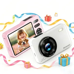 A kids' camera! Capture precious childhood memories without phone distractions. 64MP photos, 1080P video, 16x zoom, autofocus, stabilization and flash. 0.25 lbs lightweight, with 2 batteries and 64GB card included. Ideal gift. Digital Digital Portable