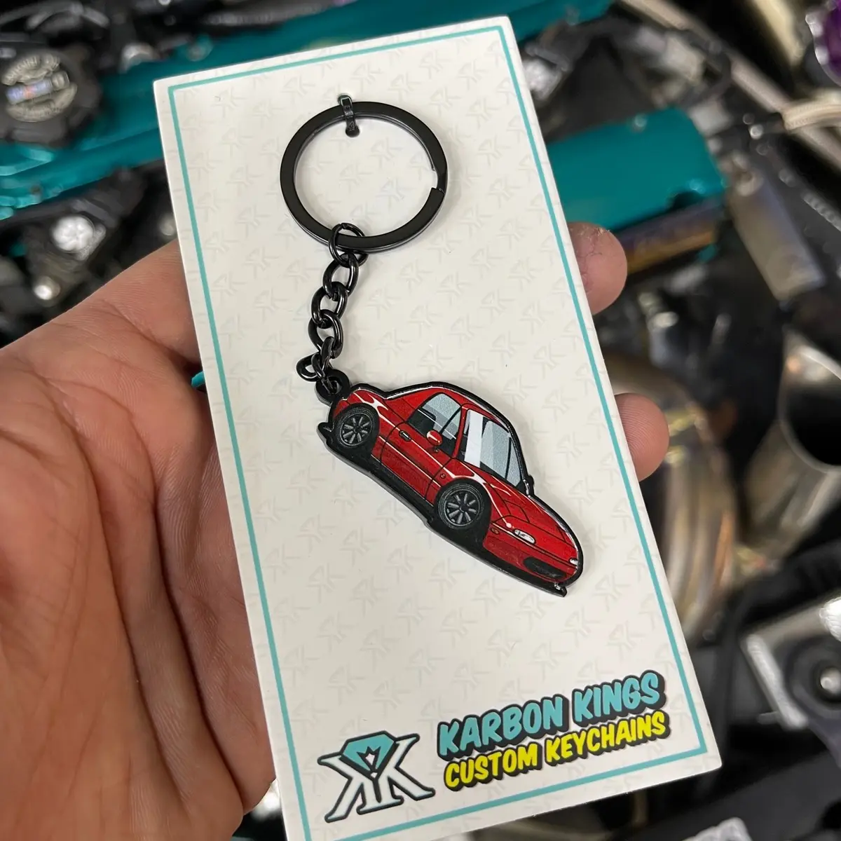 Karbon Kings NA Miata Keychain