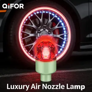 Vibration-Sensitive LED Tire Valve Caps – Waterproof Luminous Wheel Light for Car, Bicycle, Motorcycle