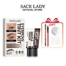 SACE LADY Vegan Eyebrow Tint Kit - Ammonia-Free Eyebrow Tinted Cream, Waterproof, Long-Lasting, Sweat-Proof, Precise Fill, Mix & Apply, Color Correction, Natural Look, At-Home Brows, 36 Months Shelf Life, Adult Makeup for All Skin Types