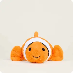 Clownfish Warmies - Heatable, Weighted Stuffed Animal. Soothing muscle and cramp relief