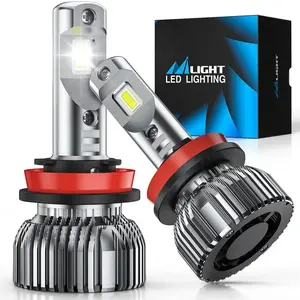 Nilight H11/H9/H8 LED Headlight Bulbs E30 Series 70W 14000LM 6500K IP67 | 2 BULBS Super Bright Waterproof Easy Installation