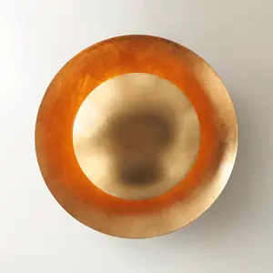 Z Gallerie Ovid Wall Sconce 14" - Gold & Silver Modern Dimmable Golden Decoration Iron Light Atmospheric