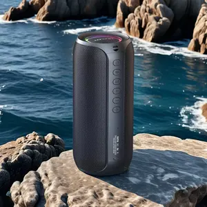 ZEALOTs S32MAX Wireless Speaker, 20W Wireless Speaker with Subwoofer, USB Rechargeable Speaker with 3600mAh Battery for Smart Phone Tablet TV, Audio