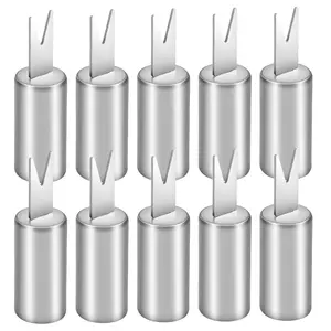 Stainless Steel Corn Holders Set of 10, Perfect Corn on The Cob Forks for BBQ Grilling and Picnics, Secure Grip for Easy Turning and Even Heating, Also Great for Fruits and Vegetables, Must Have Outdoor Cooking and Camping Utensils