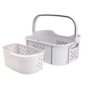 Improvements Collapsible Laundry Basket w/Removable Small Item Insert