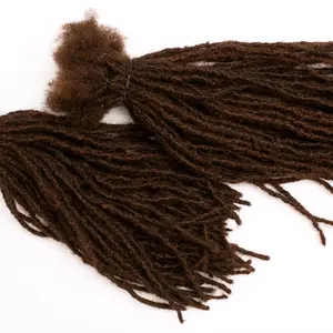100 Anwi Textured Locs - Closed #4 Color, 100% Human Hair Loc Extensions, Dreadlock extensions