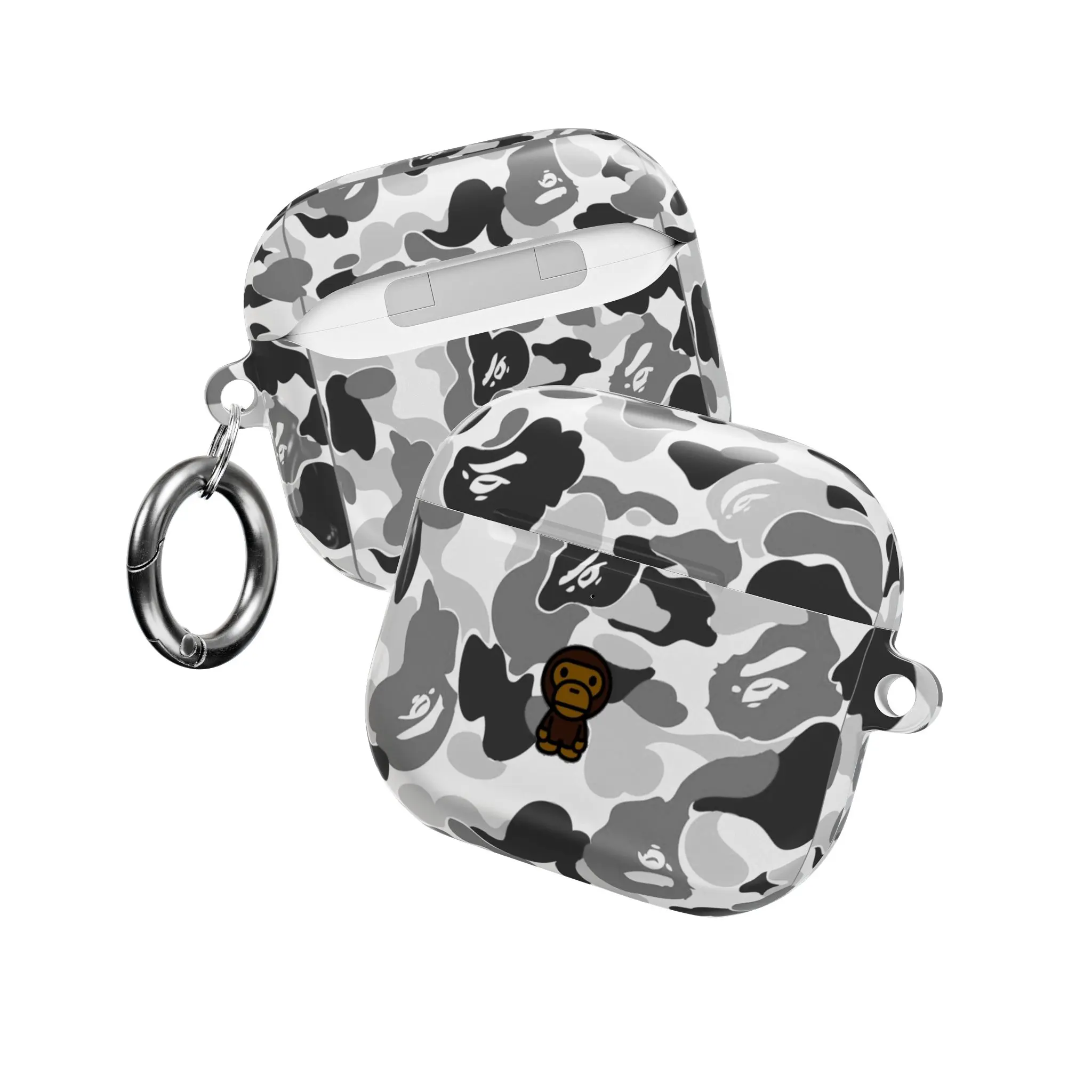 Baby Monkey Camo AirPods Case for AirPods Pro 1 2 3 , Airpod 1 2 3 4 Z1109