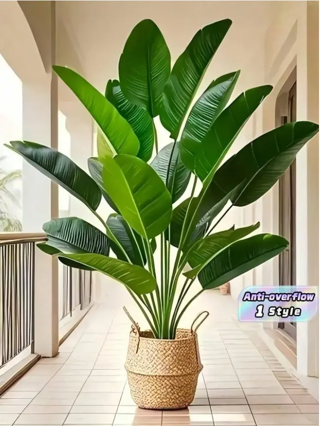 Artificial Paradise Bird Plant Large Tropical Floor Tree For Indoor Home And Office Decor