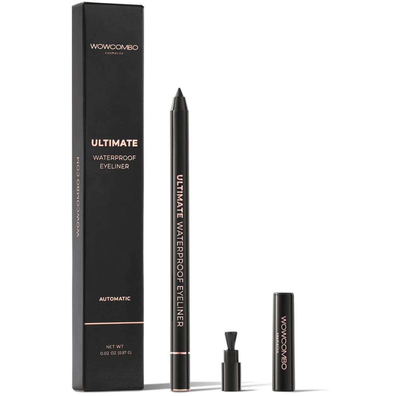 Ultimate Waterproof Eyeliner Pencil with Built-in Sharpener - Smudge-Proof - Long Lasting - Stays On All Day - Creates Bold & Defined Lines - Eye Makeup for All Ages & Skin Types