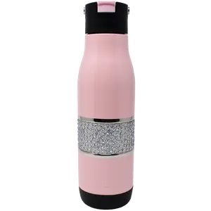 MyBevi Hollywood Sport Hydration Bottle 20 oz | Rhinestones Bling Water Bottle